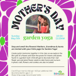 Mothers Day Garden Yoga Flyer
