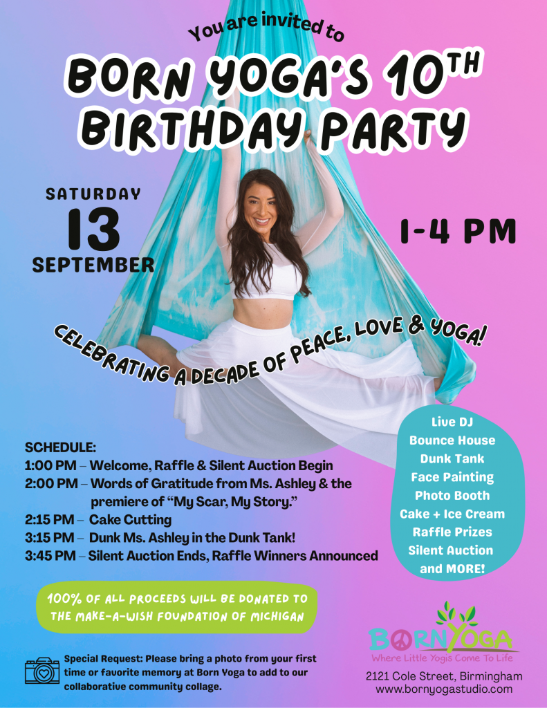 10th Birthday Party Flyer